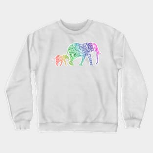 Zentangle Elephants Crewneck Sweatshirt